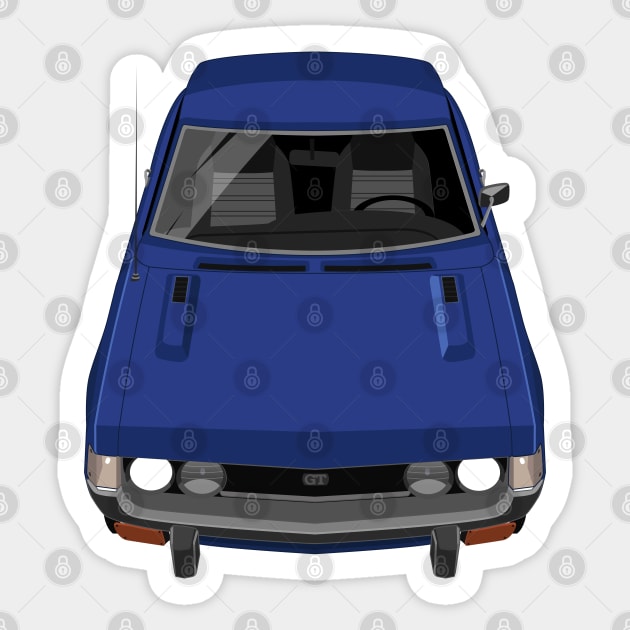 Celica GT 1st gen A20 A30 - Dark Blue Sticker by jdmart